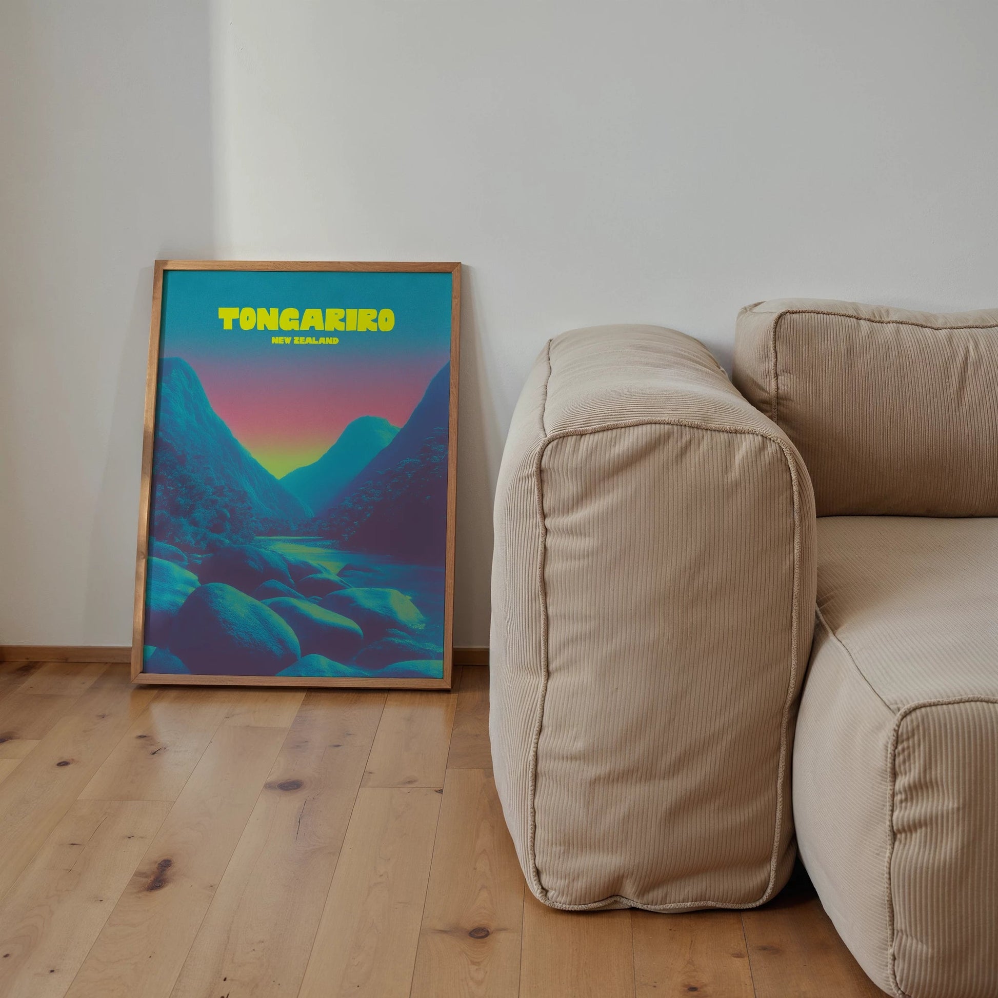Tongariro New Zealand Travel Poster - Postered