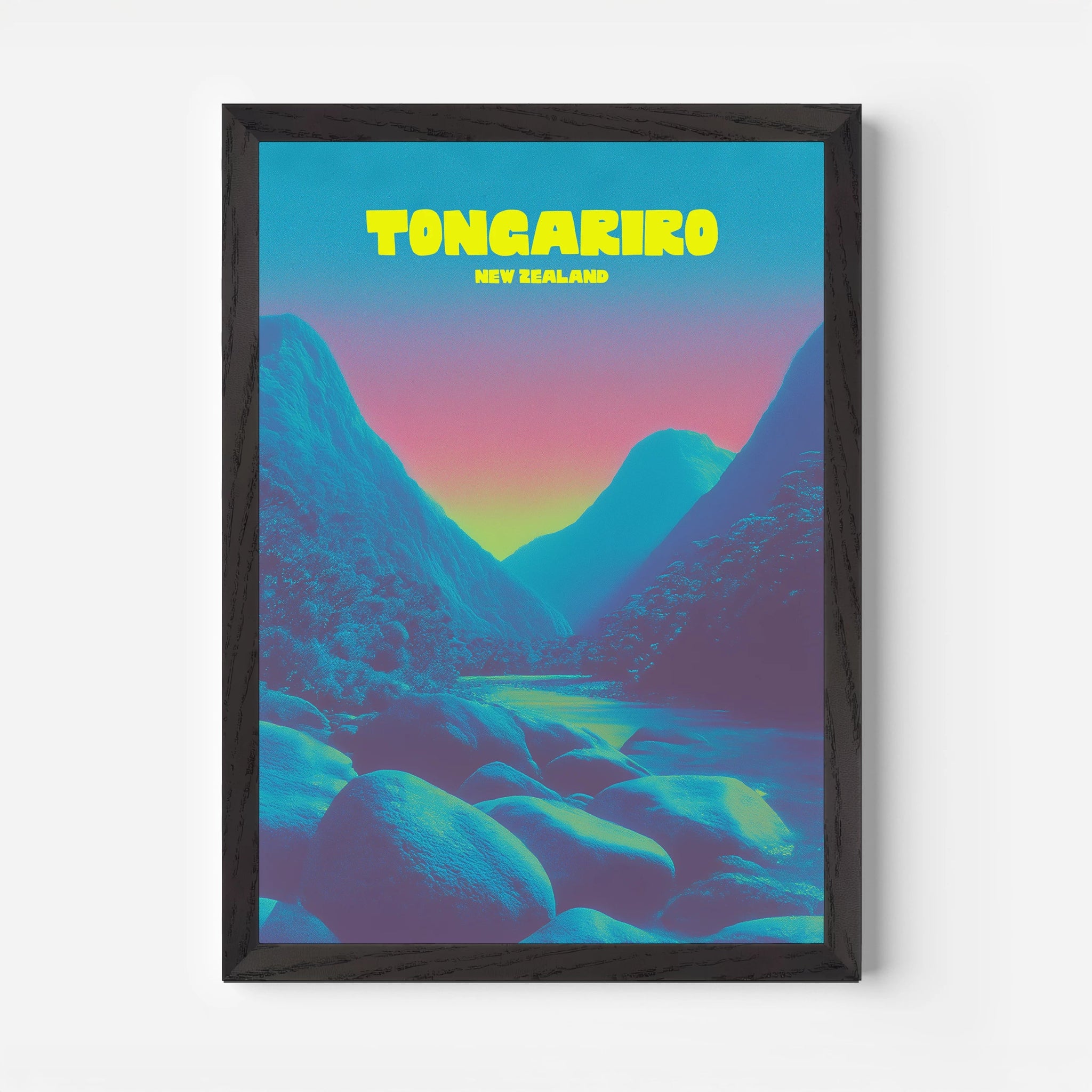 Tongariro New Zealand Travel Poster - Postered