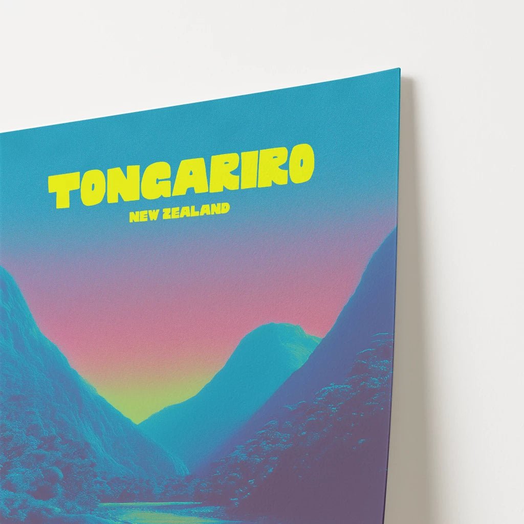 Tongariro New Zealand Travel Poster - Postered