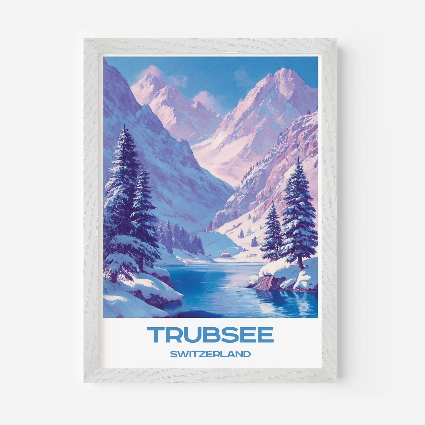 Trubsee Switzerland Europe Travel Poster - Postered