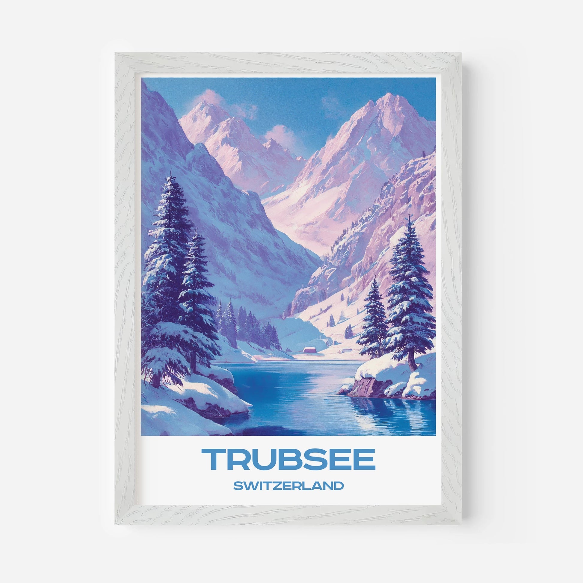 Trubsee Switzerland Europe Travel Poster - Postered