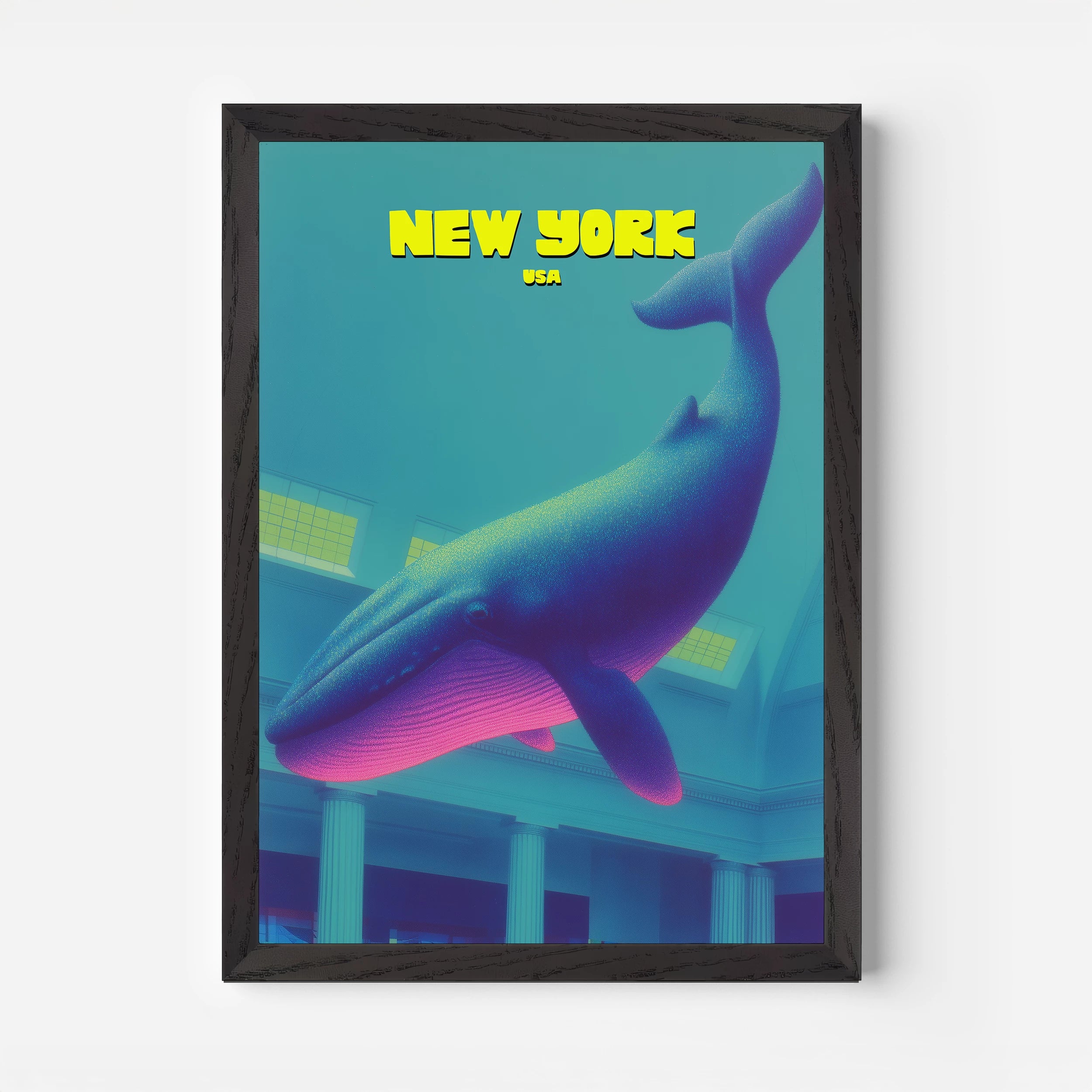 American Museum Of Natural History New York Manhattan America Travel Poster