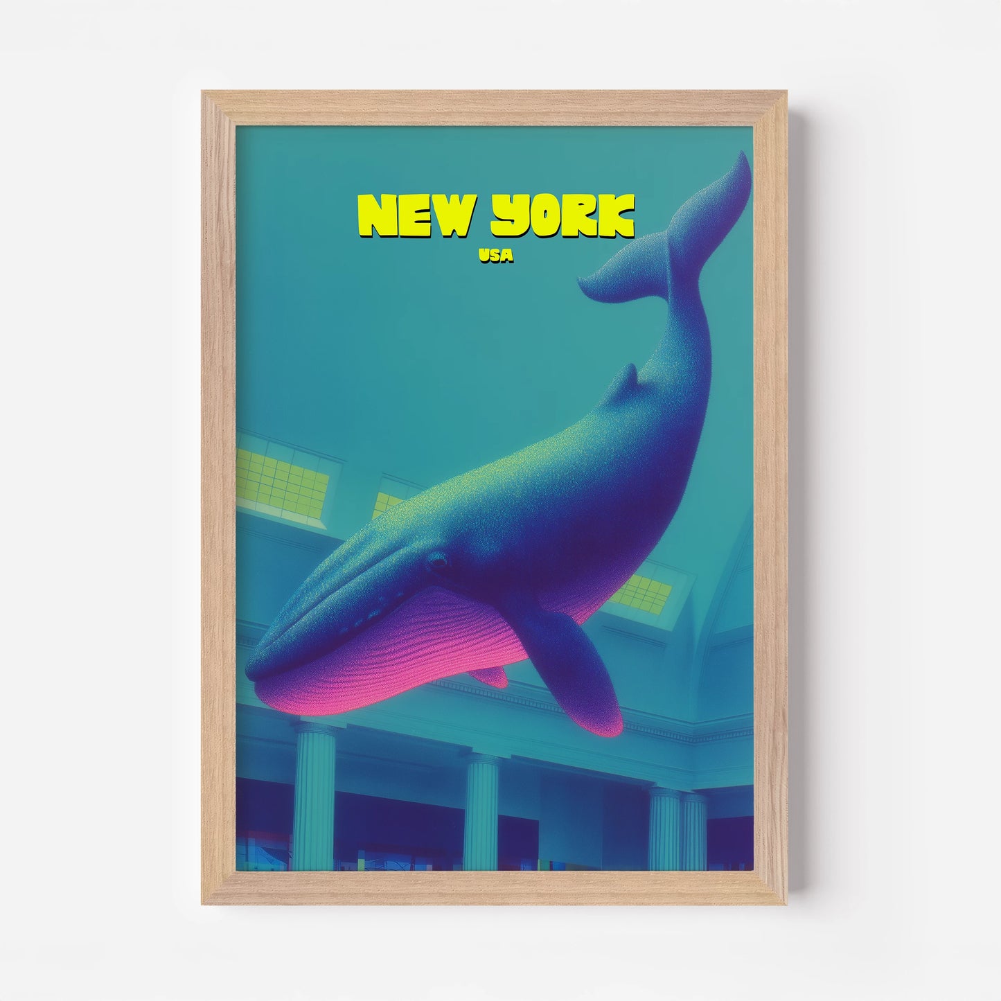 American Museum Of Natural History New York Manhattan America Travel Poster