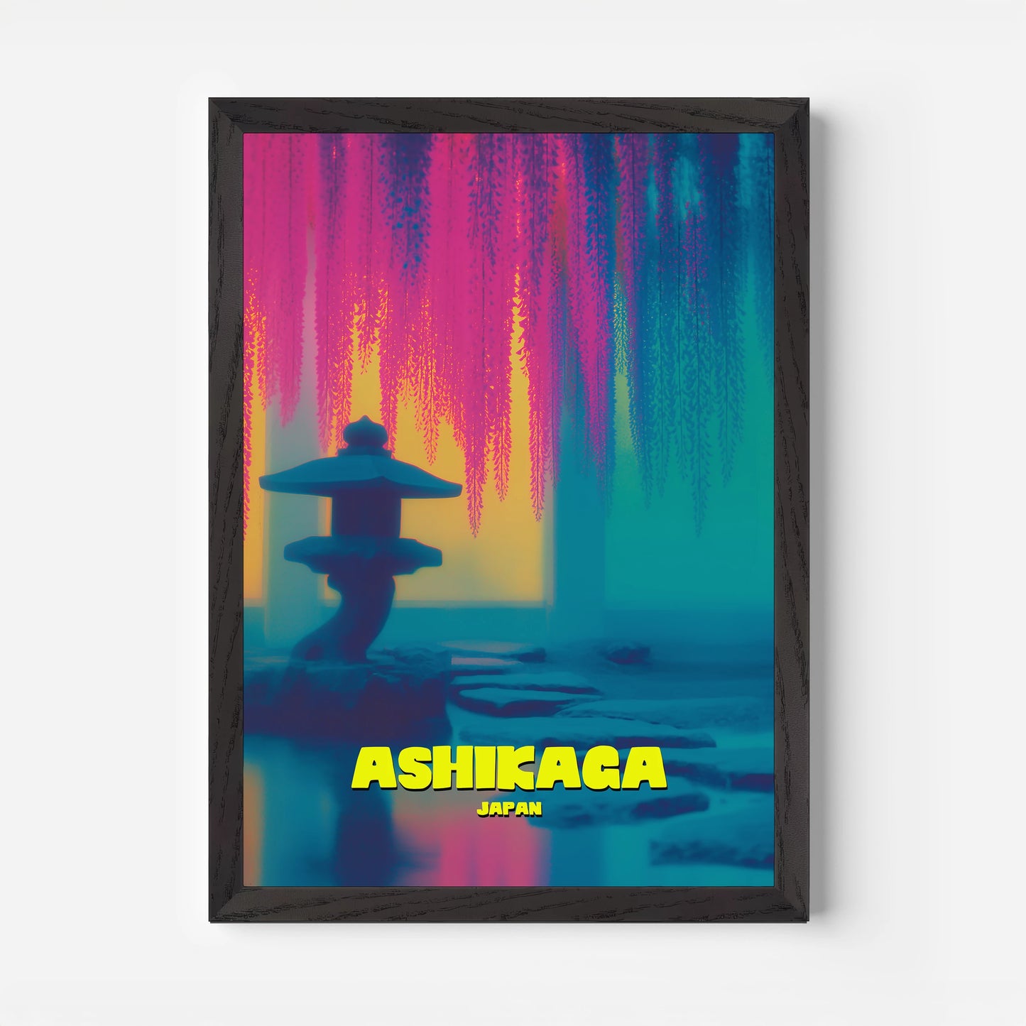 Ashikaga Flower Park Japan Asia Travel Poster