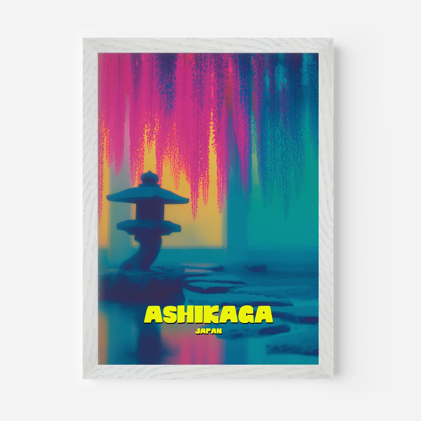 Ashikaga Flower Park Japan Asia Travel Poster