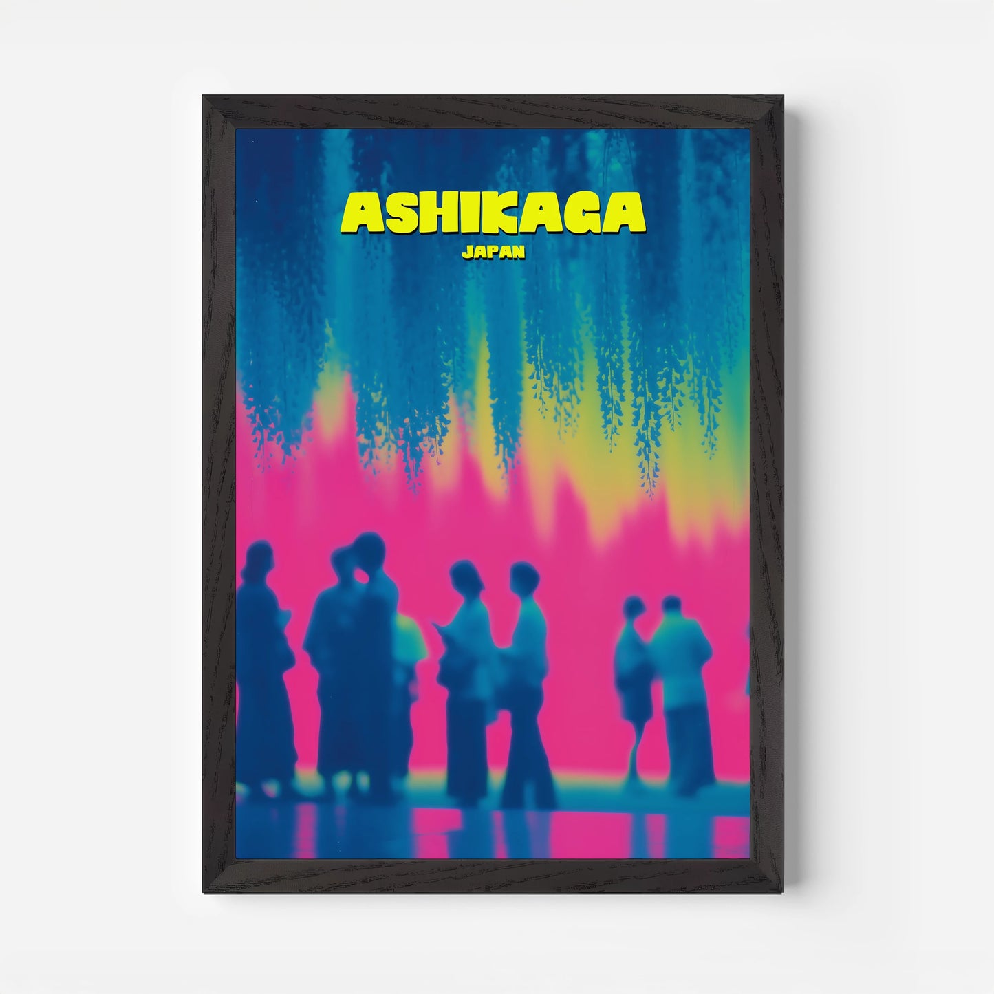 Ashikaga Flower Park Festival Japan Asia Travel Poster