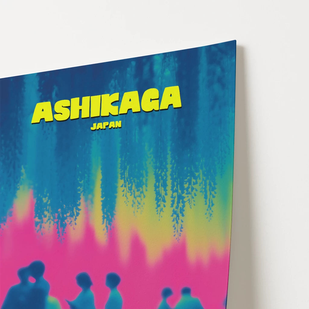 Ashikaga Flower Park Festival Japan Asia Travel Poster