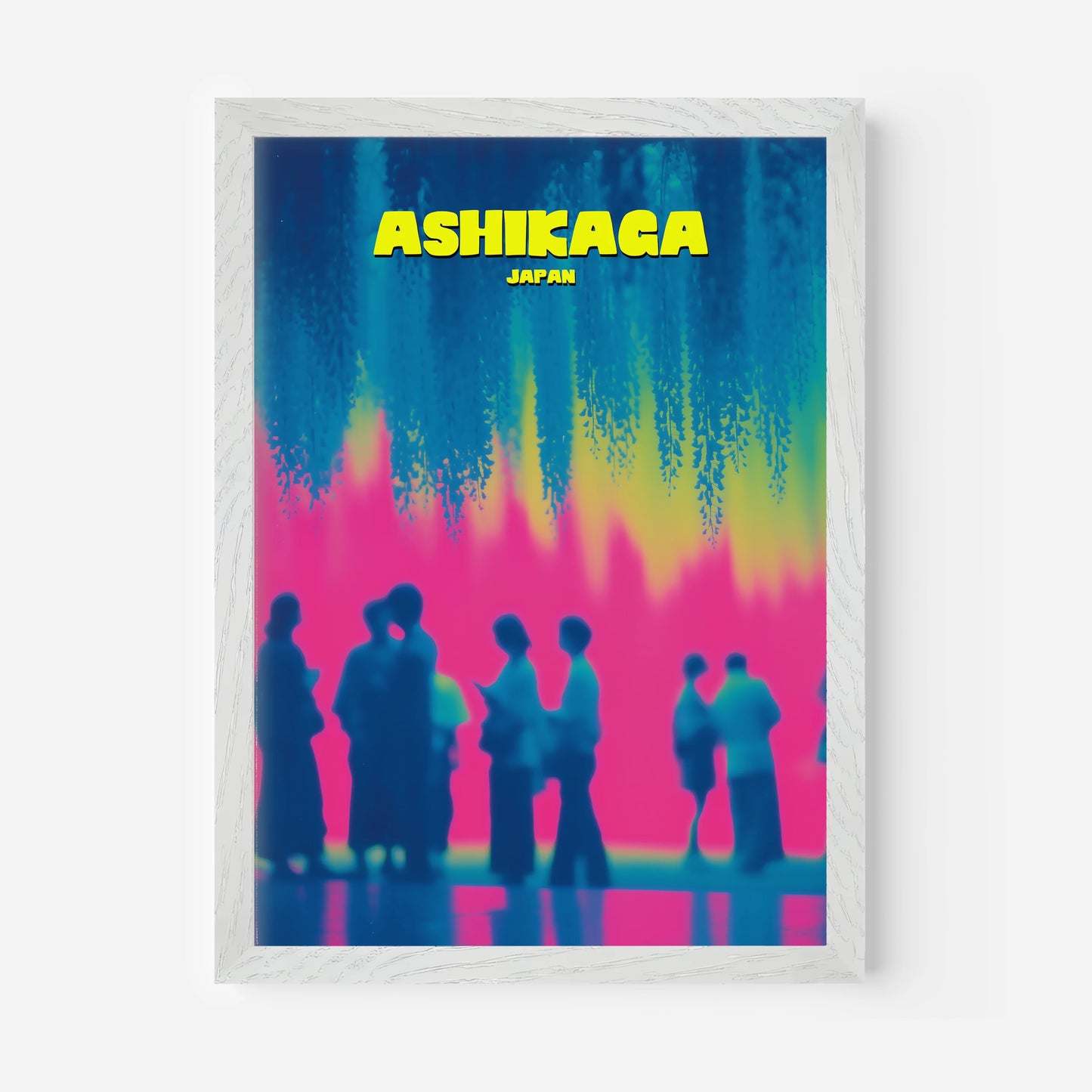 Ashikaga Flower Park Festival Japan Asia Travel Poster
