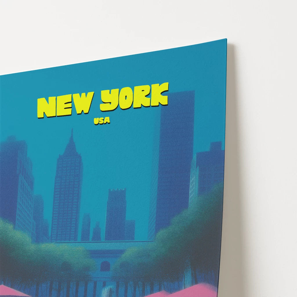 Bryant Park New York Manhattan America Travel Poster