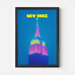 Empire State Building New York Manhattan America Travel Poster