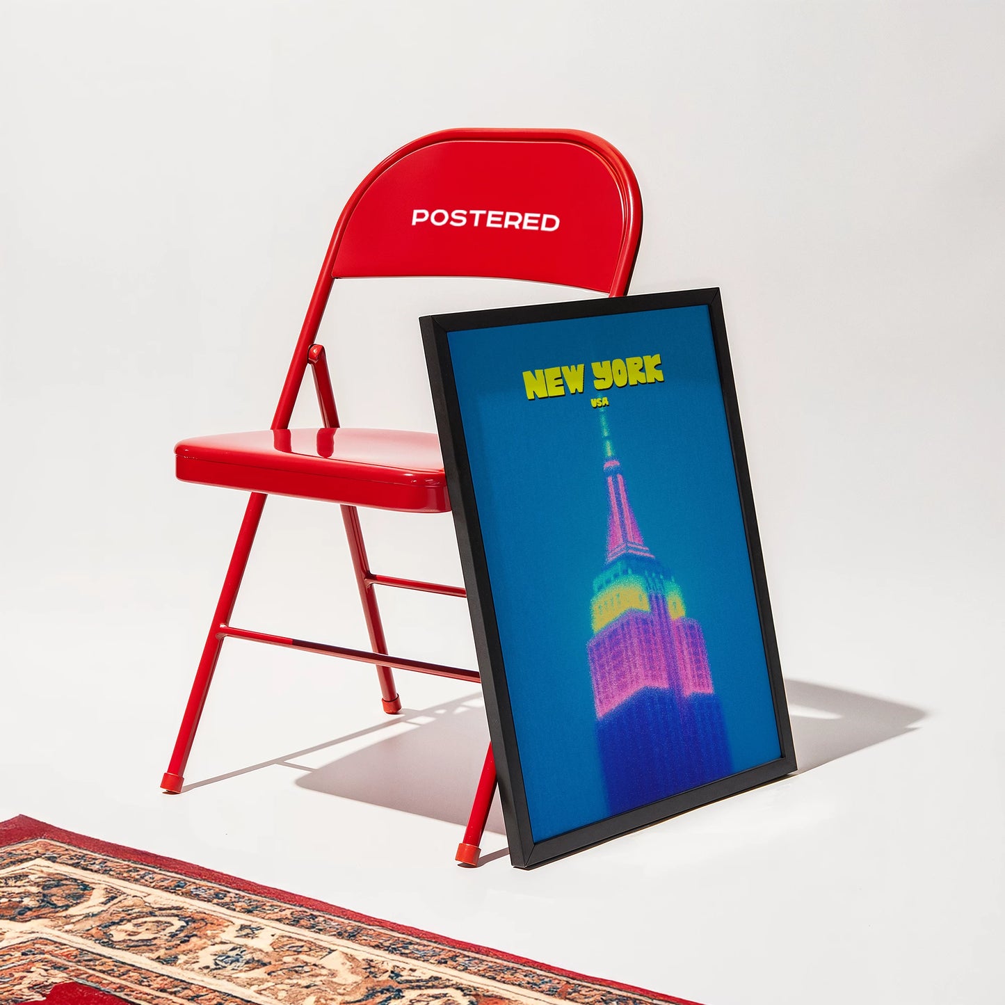 Empire State Building New York Manhattan America Travel Poster
