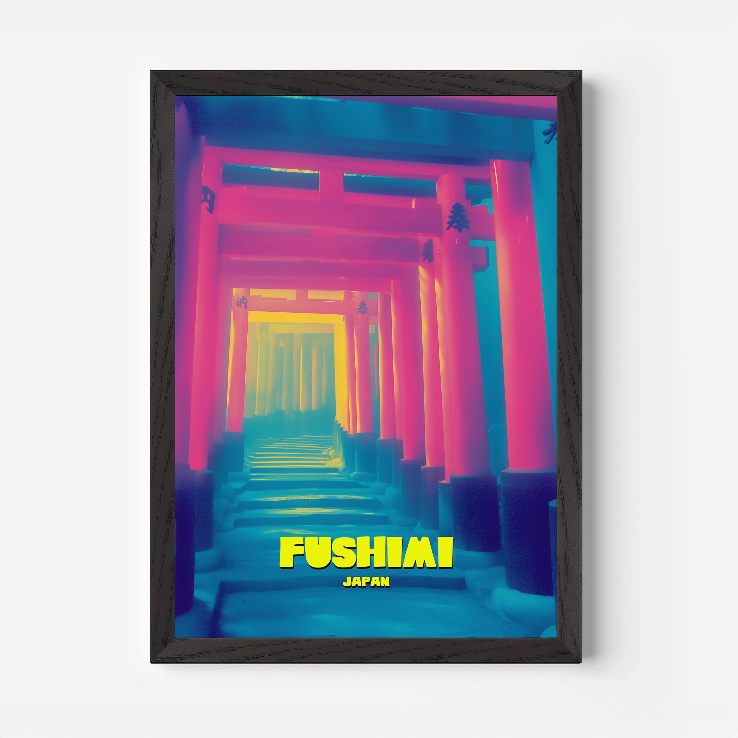 Fushimi Inari Taisha Japan Asia Travel Poster