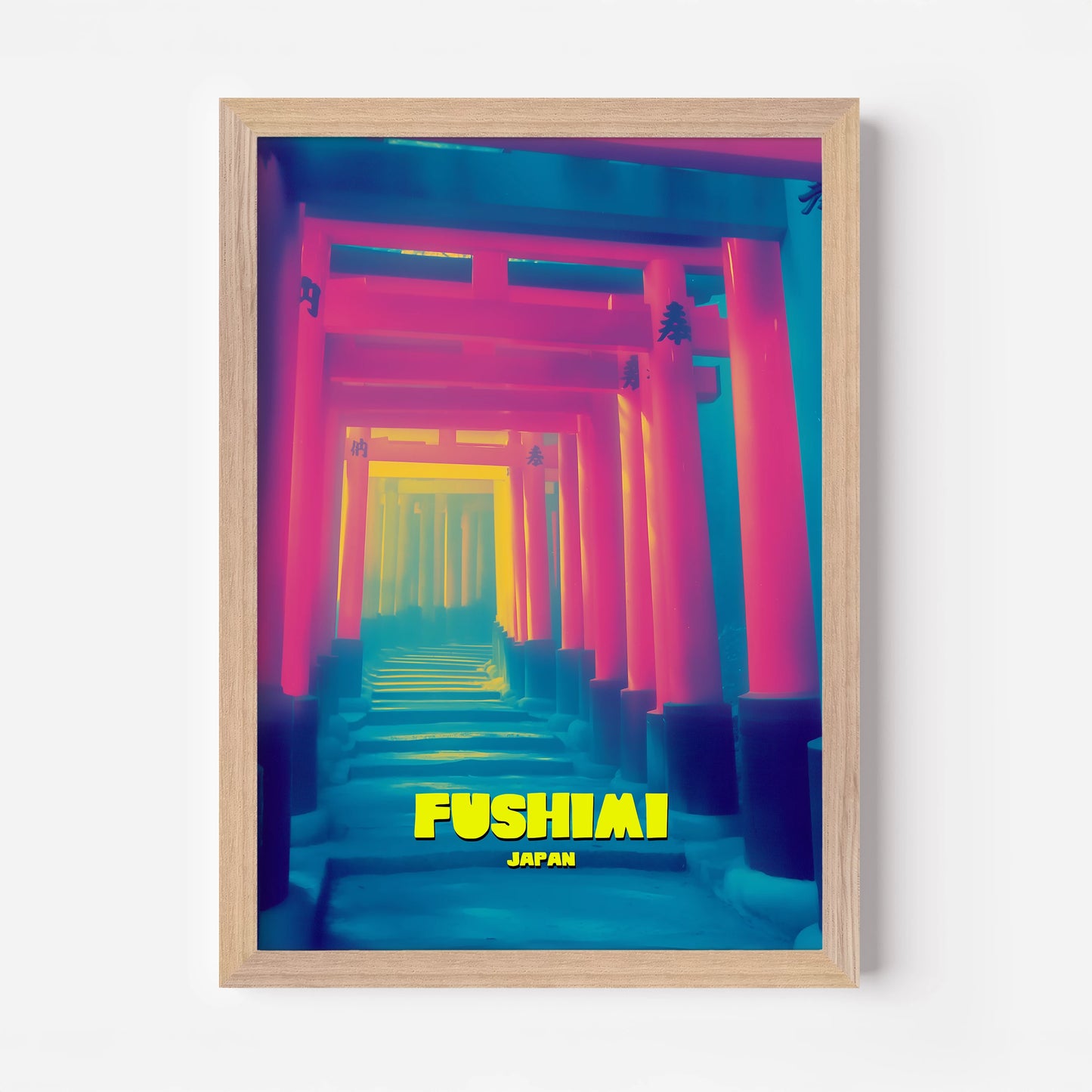 Fushimi Inari Taisha Japan Asia Travel Poster