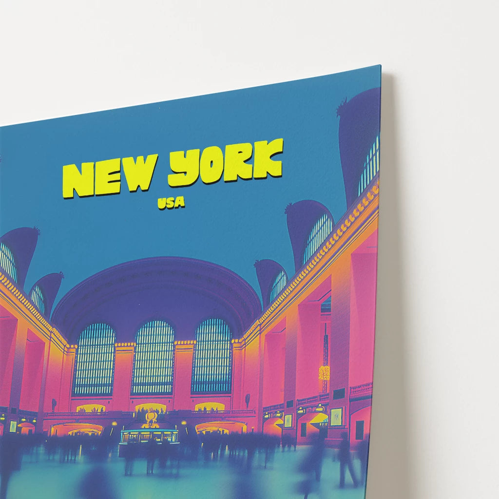 Grand Central Station New York Manhattan America Travel Poster