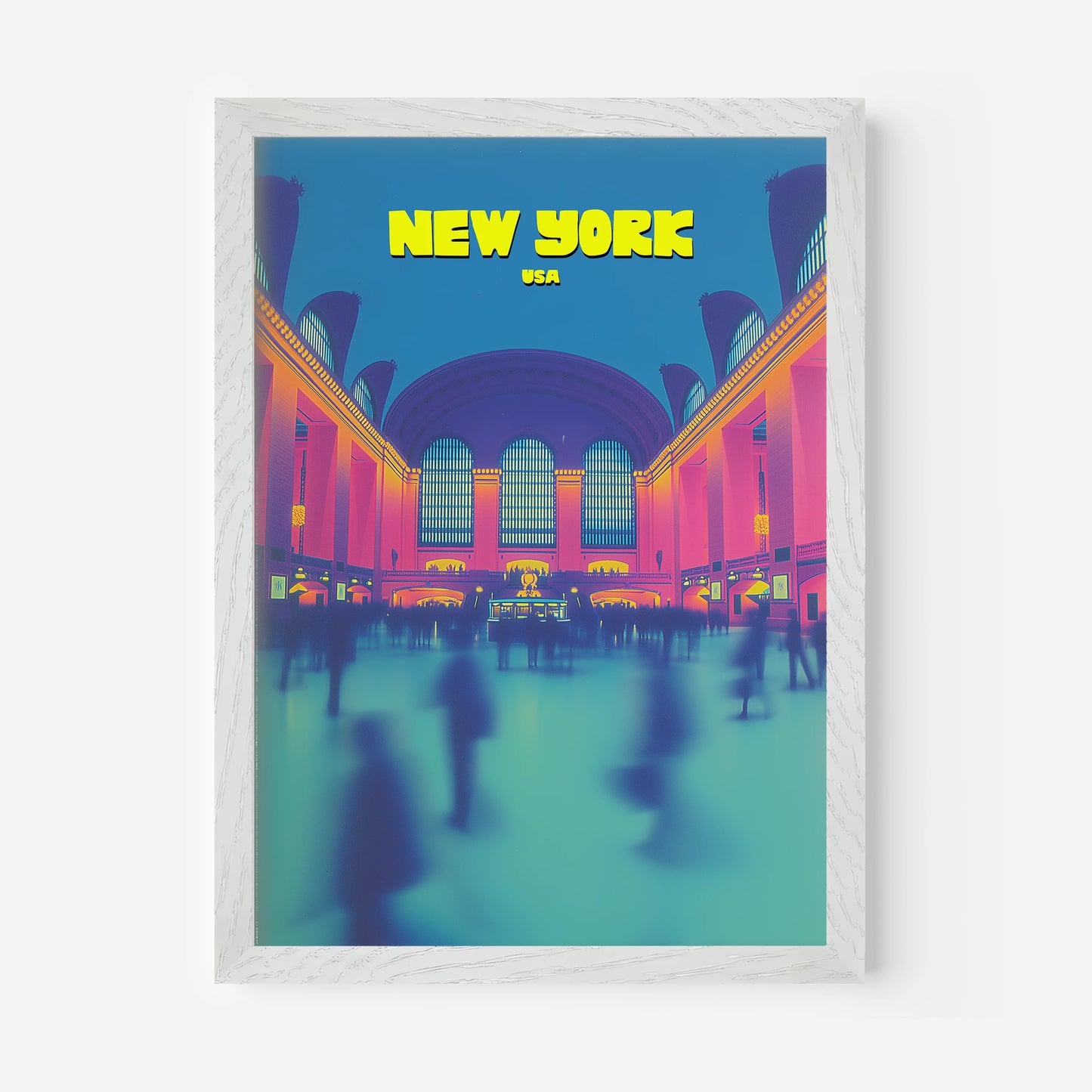 Grand Central Station New York Manhattan America Travel Poster