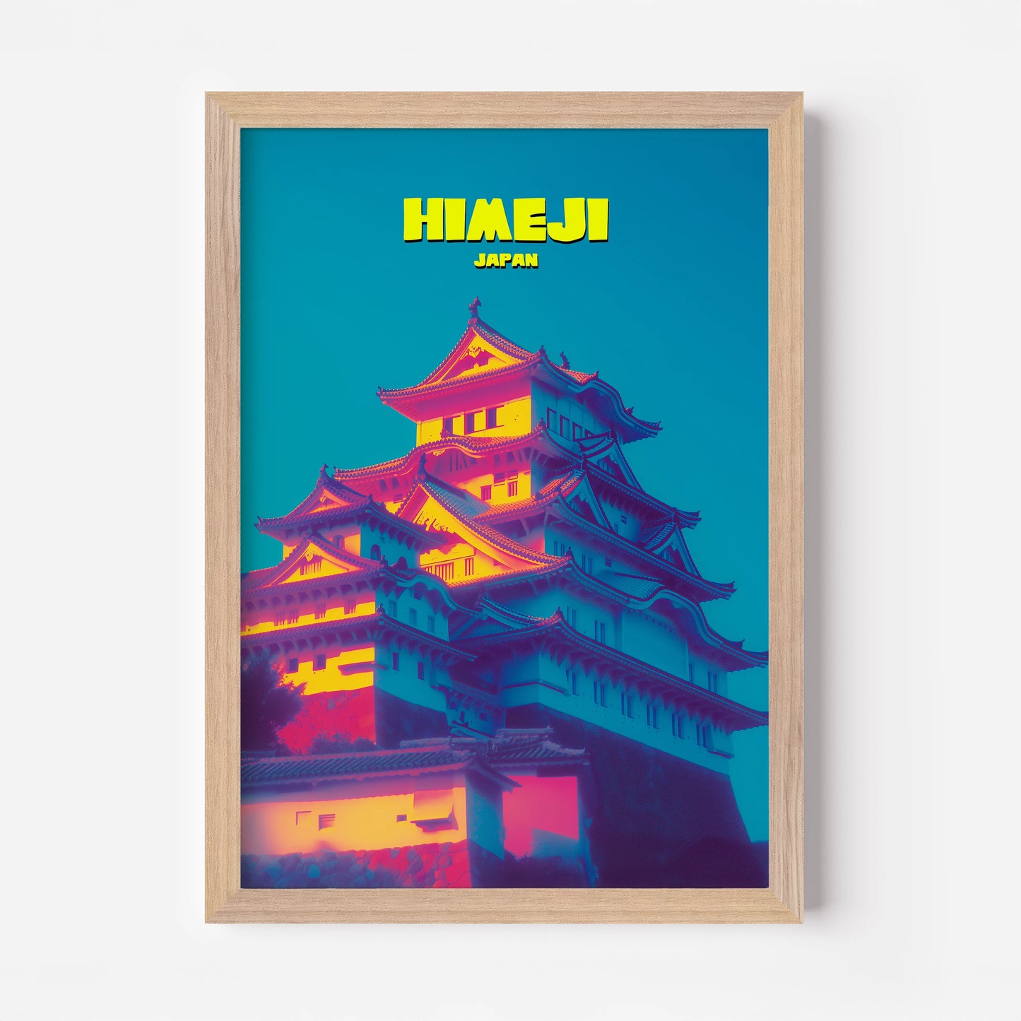 Himeji Castle Hyogo Japan Asia Travel Poster