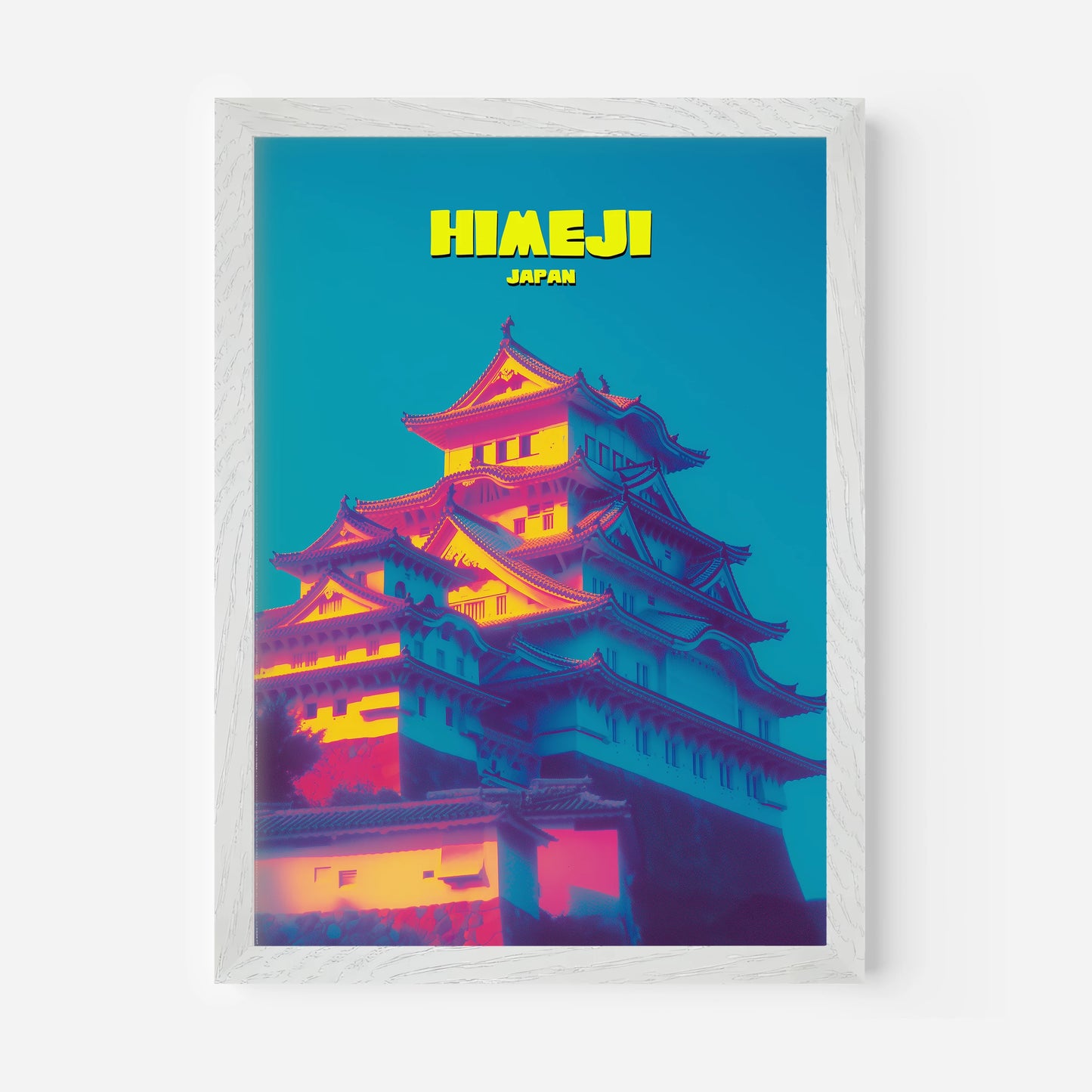 Himeji Castle Hyogo Japan Asia Travel Poster