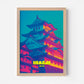 Himeji Castle Japan Asia Travel Poster