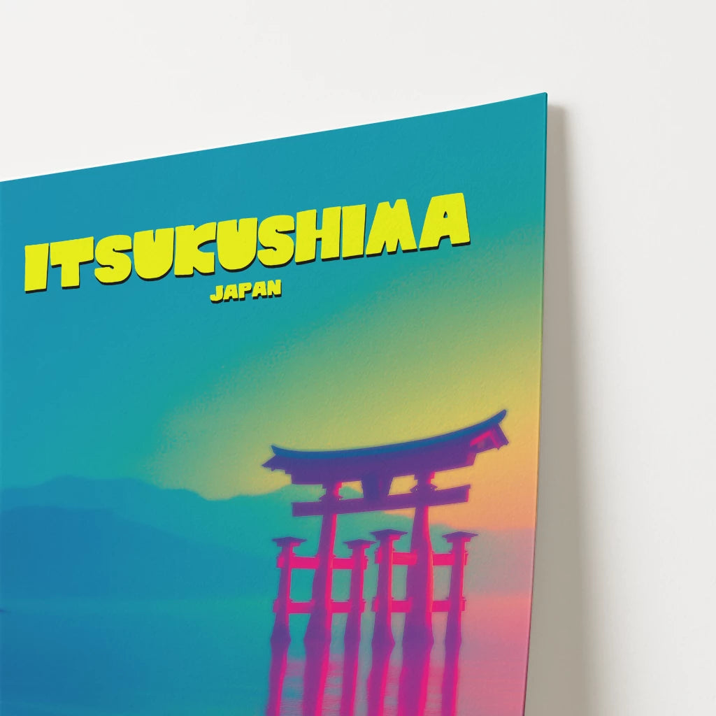 Itsukushima Shrine Japan Asia Travel Poster