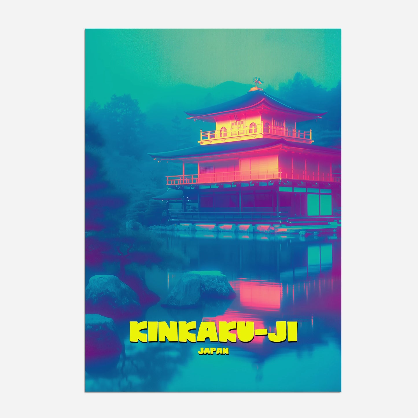Kinkaku-Ji Japan Asia Travel Poster