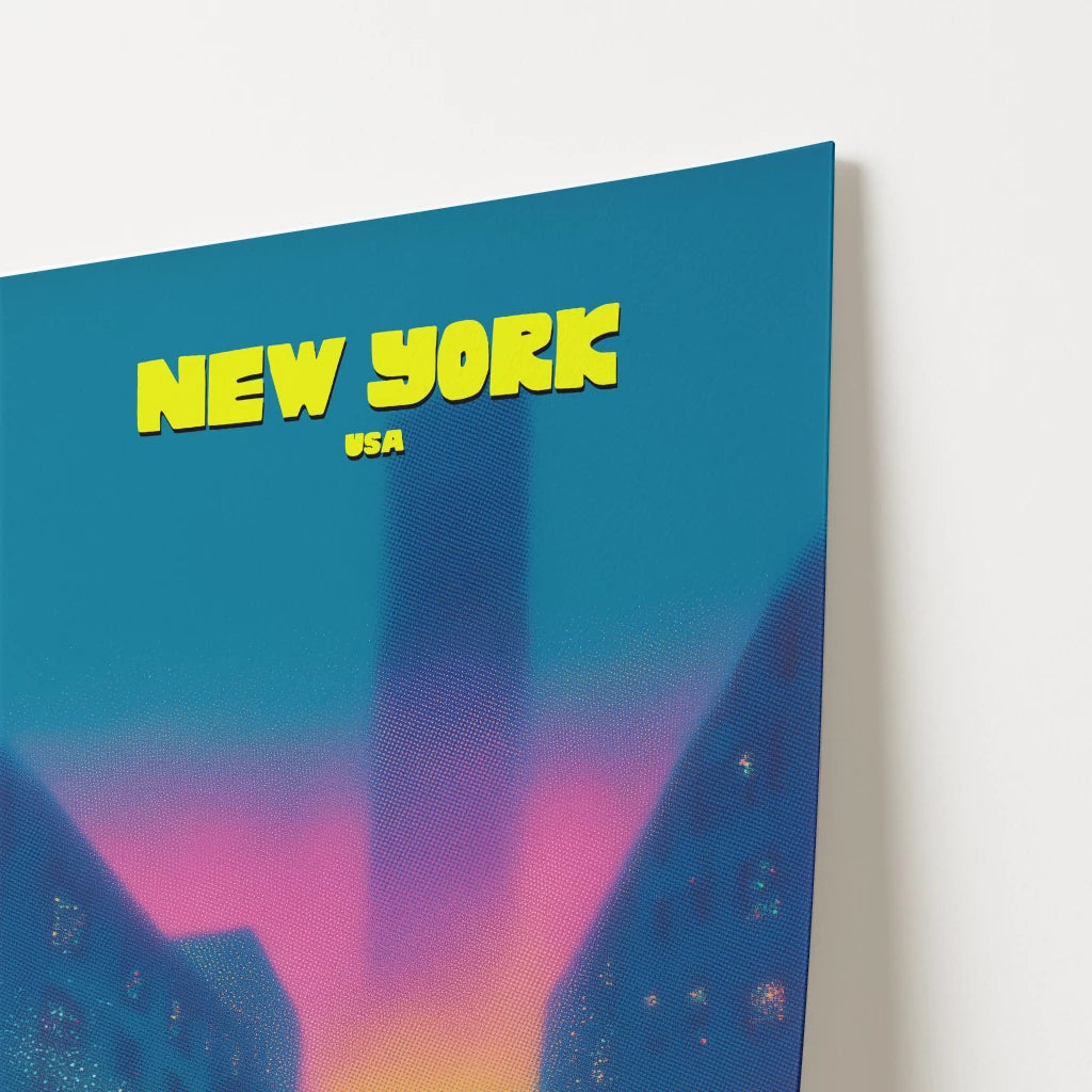 Rockefeller New York Manhattan America Travel Poster