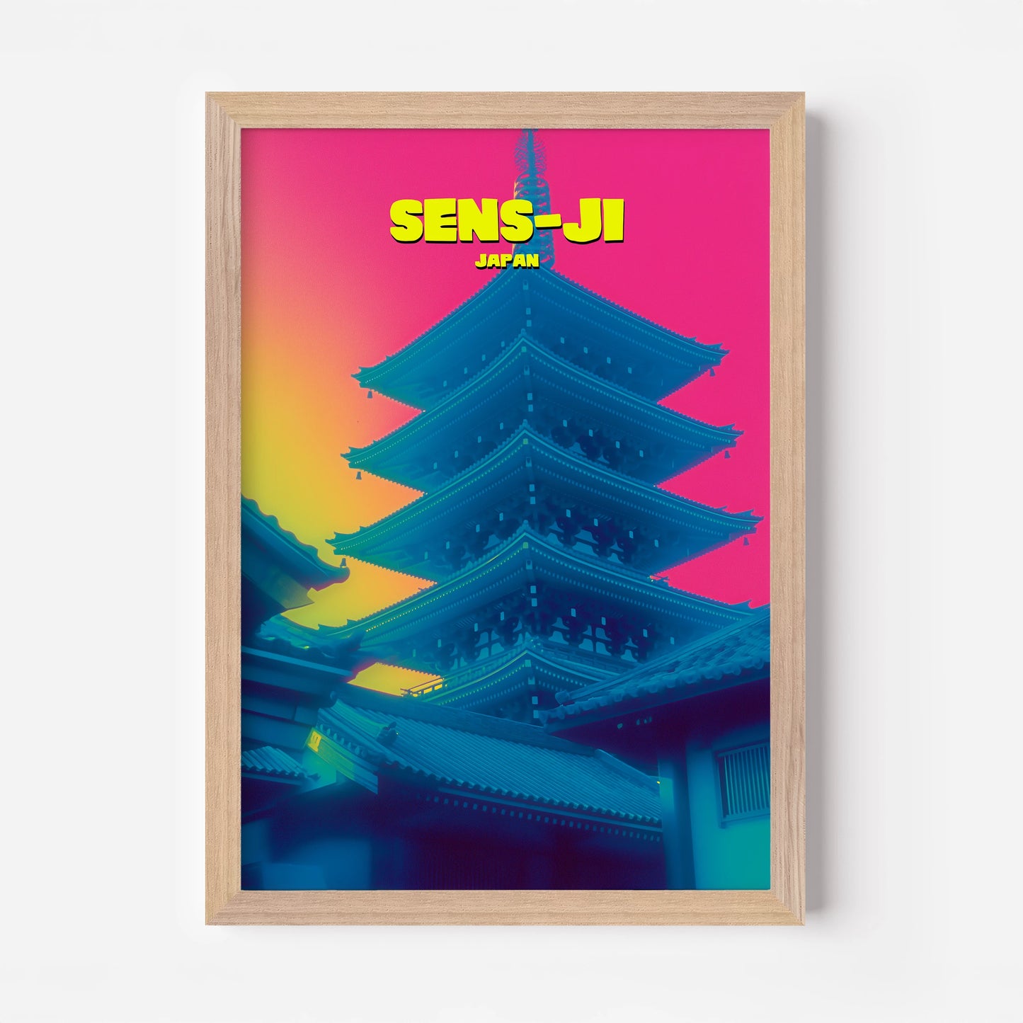 Sens-Ji Japan Asia Travel Poster