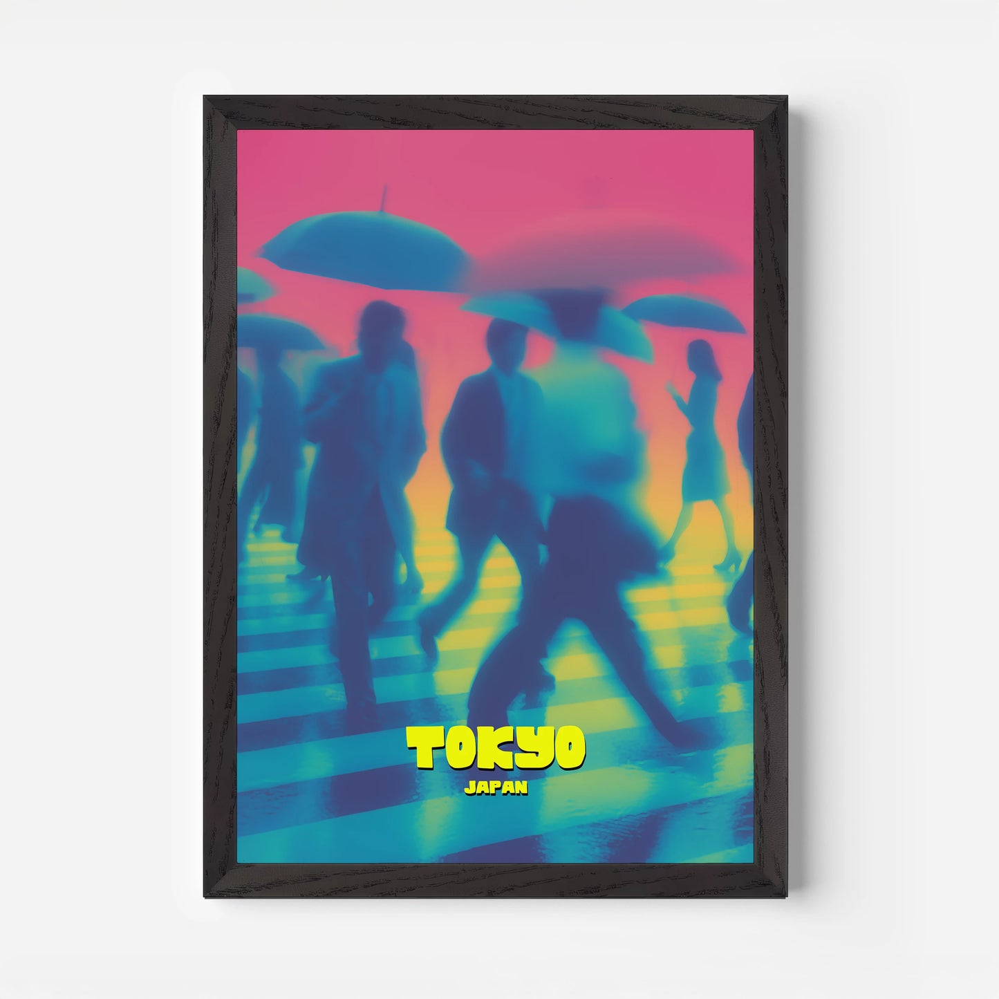 Shibuya Crossing Tokyo Japan Asia Travel Poster