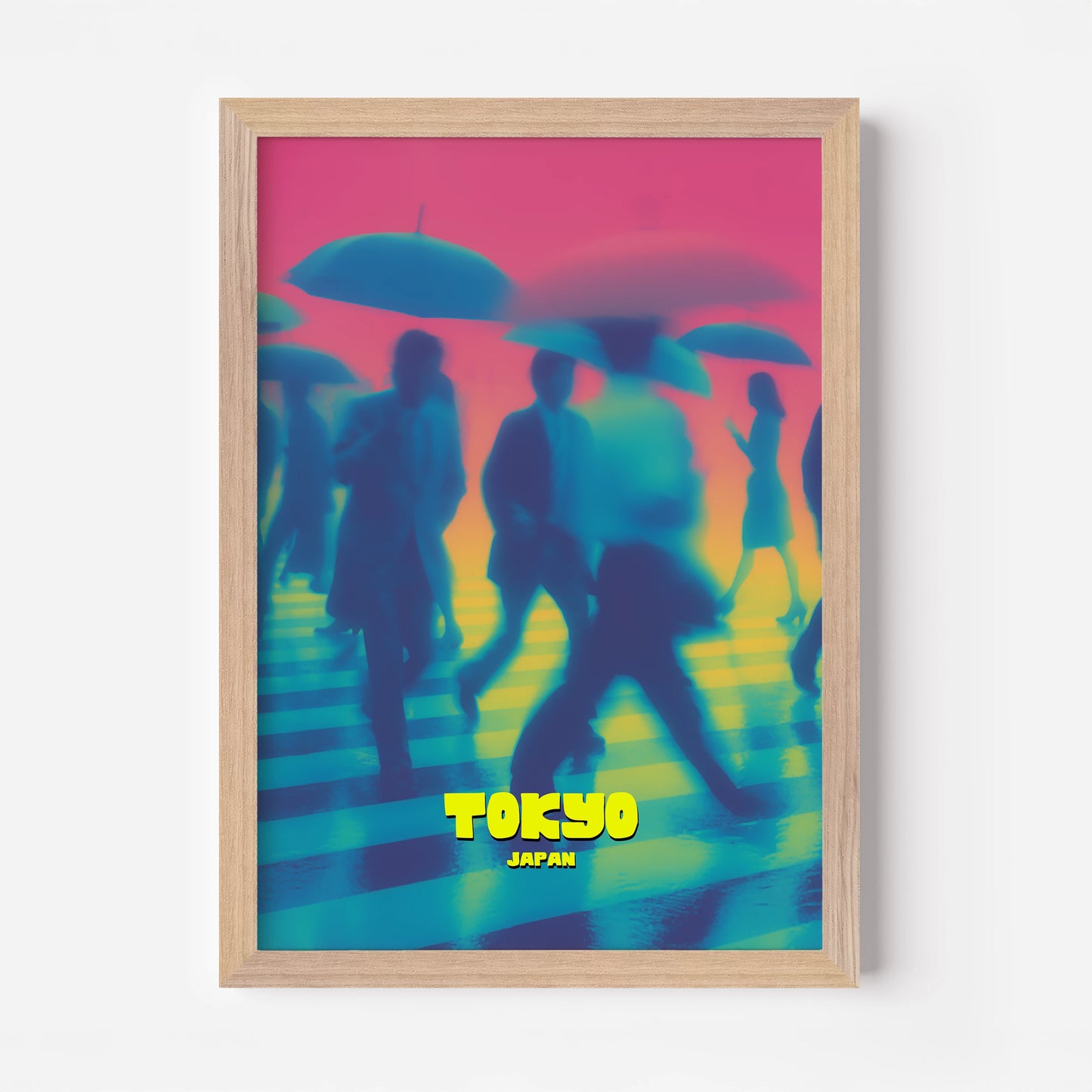 Shibuya Crossing Tokyo Japan Asia Travel Poster