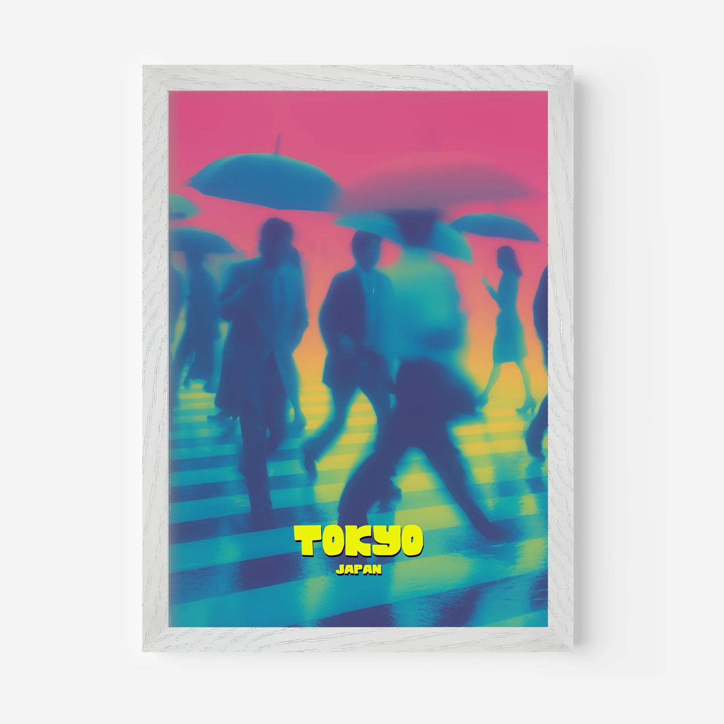 Shibuya Crossing Tokyo Japan Asia Travel Poster