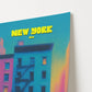 New York Manhattan America Travel Poster