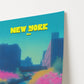 High Line New York Manhattan America Travel Poster