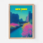 High Line New York Manhattan America Travel Poster