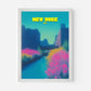 High Line New York Manhattan America Travel Poster
