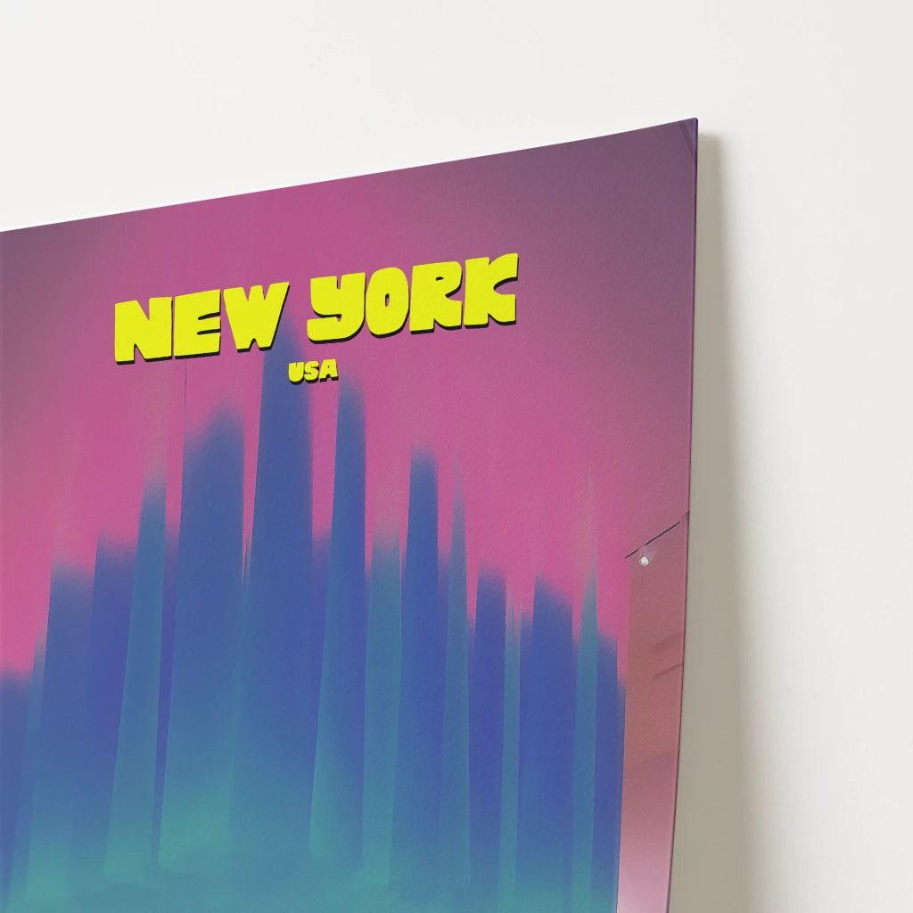 The Met Museum Of Art New York Manhattan America Travel Poster