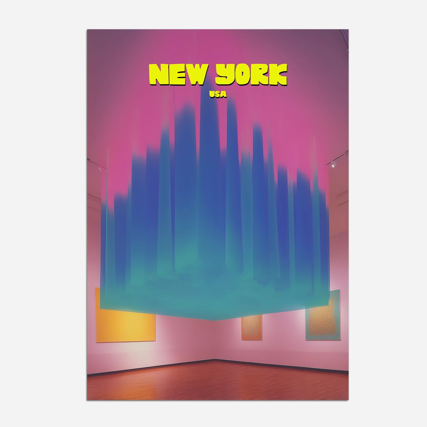 The Met Museum Of Art New York Manhattan America Travel Poster
