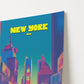 Times Square New York Manhattan America Travel Poster