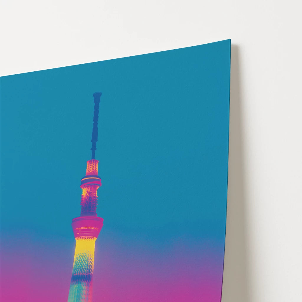 Tokyo Skytree Skyline Japan Asia Travel Poster
