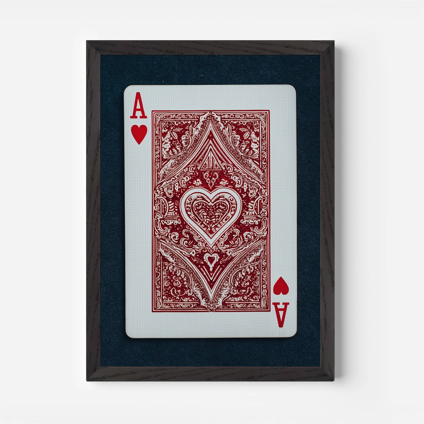 Ace Of Hearts Playing Card Poster