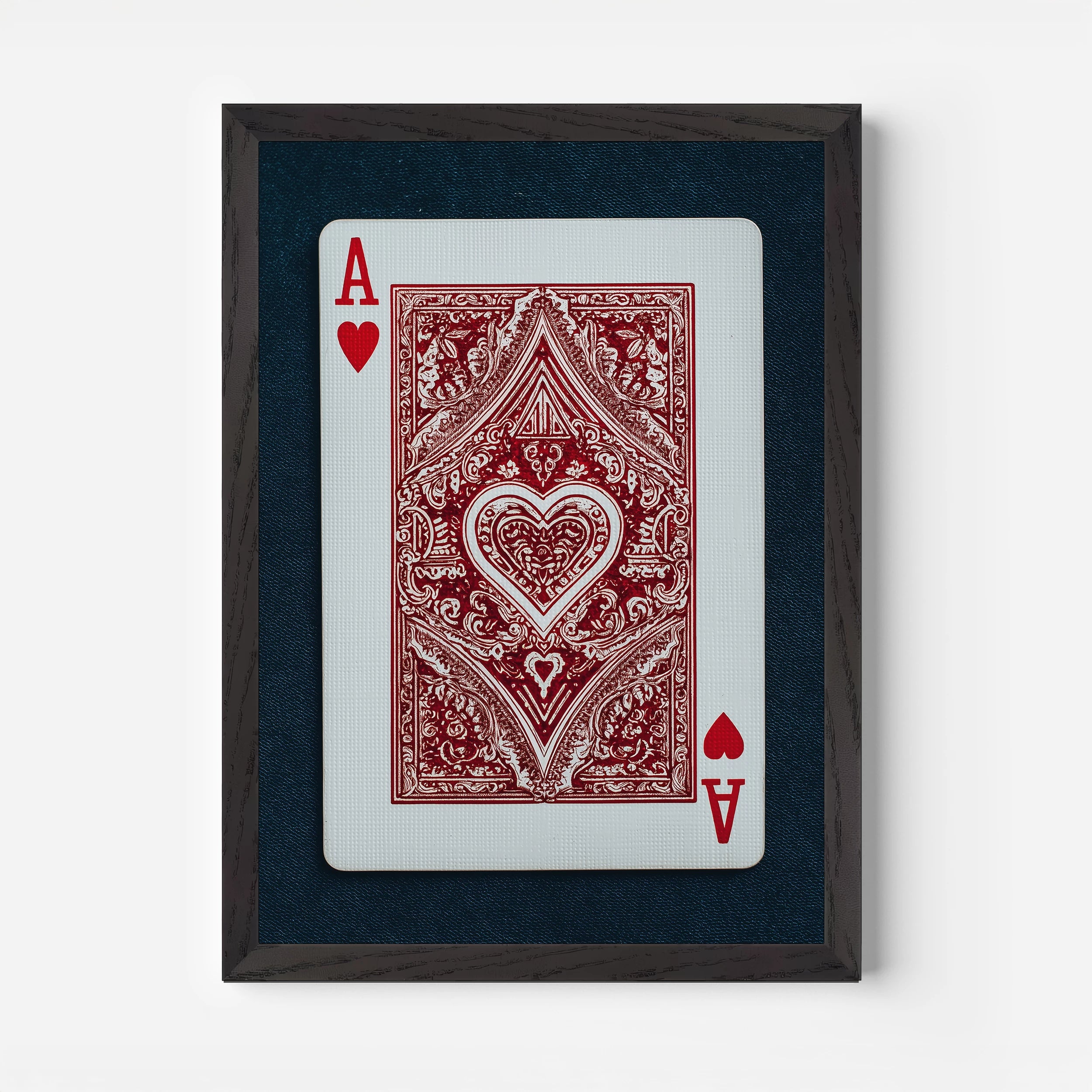 Ace Of Hearts Playing Card Poster