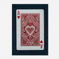 Ace Of Hearts Playing Card Poster