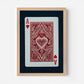 Ace Of Hearts Playing Card Poster