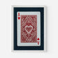 Ace Of Hearts Playing Card Poster