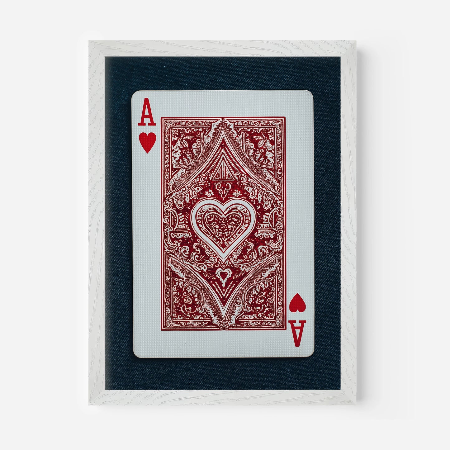 Ace Of Hearts Playing Card Poster