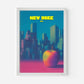 New York Big Apple Manhattan America Travel Poster
