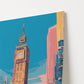 Big Ben London England Travel Poster