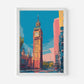 Big Ben London England Travel Poster