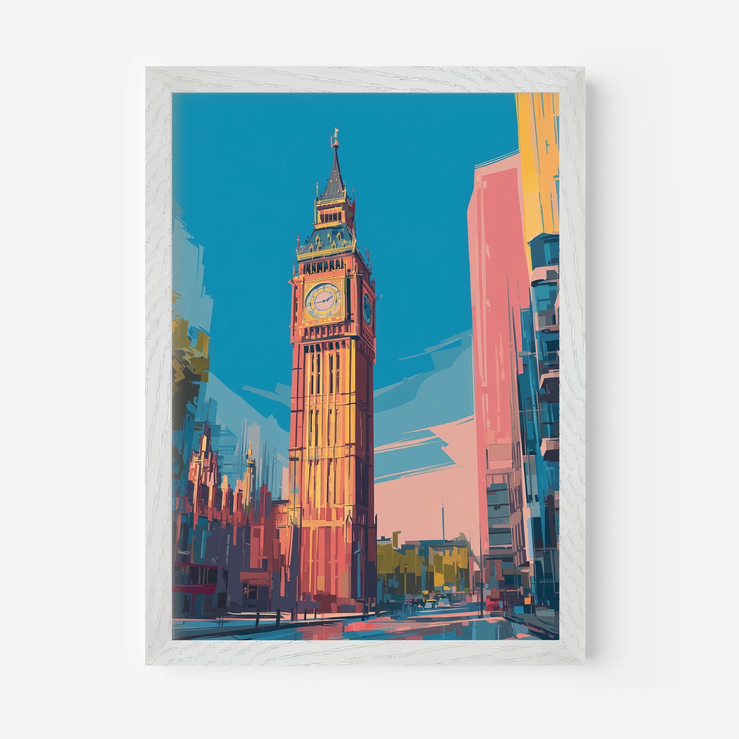 Big Ben London England Travel Poster