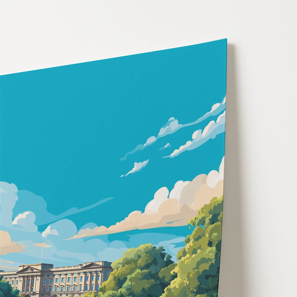 Buckingham Palace London England Travel Poster
