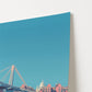 The Millennium Bridge London England Travel Poster