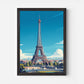 The Eiffel Tower Paris France Europe Travel Poster